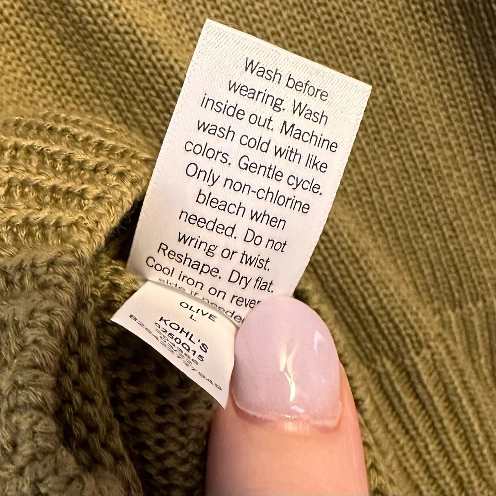 NWT Nine West High-Neck Cutaway Sweater Tank - Picture 6 of 6